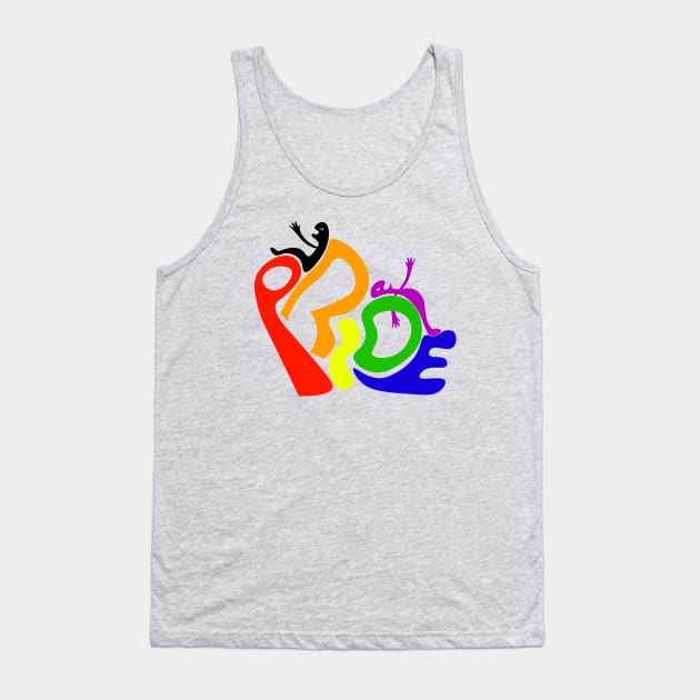 Rainbow Pride Tank Top by Don Ga Bang